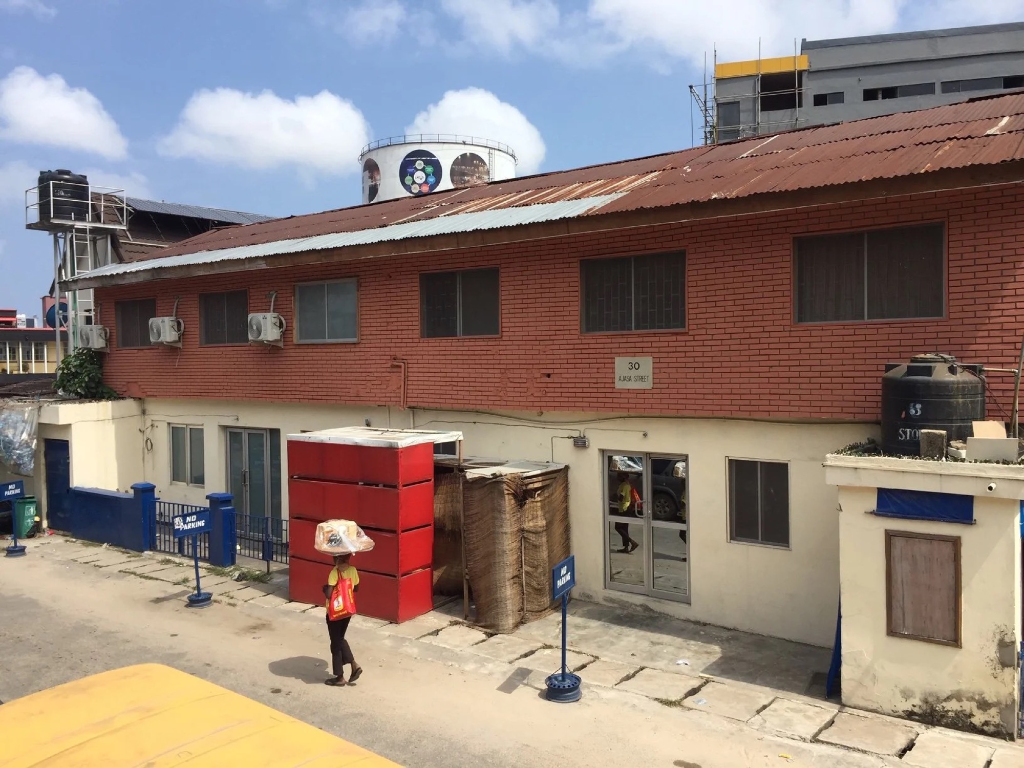The facade of 30 Ajasa Street